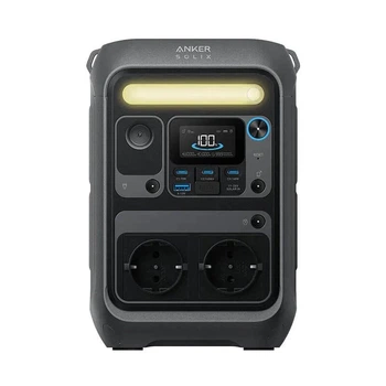 Зарядна станція Anker SOLIX C300X з ліхтариком та функцією джерело безперебійного живлення
