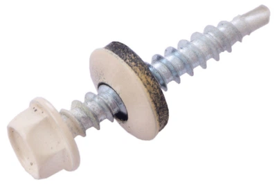 Саморіз покрівельний Apro 4.8 x 35 мм RAL 1015 (50 шт.) (SDS48351015)
