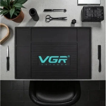 Коврик парикмахерский для рабочих инструментов без магнитов VGR G0045-1K1 Черный (134013)