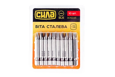 Біта Сила SL6 x 50 мм (10 шт.) (309248)