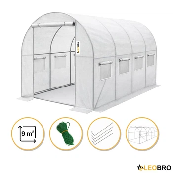 Садова теплиця парник готова від виробника Garden 9м2 White