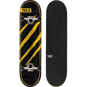 Скейтборд трюковой NKX Claws Gold 8" дюймов (smj838)