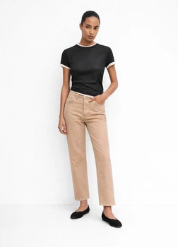 Укорочені джинси Massimo Dutti 5076653666c56 36 бежеві (100005530)
