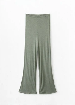 Пижамные брюки в рубчик Massimo Dutti 50927785261c56 M зеленые (100005536)
