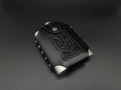 Подарункова нержавіюча фляга+чохол 8oz під гравіювання (BU-14)