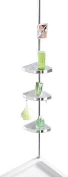 Półka łazienkowa Wenko Premium Edge narożna teleskopowa 3-poziomowa (4008838369166)