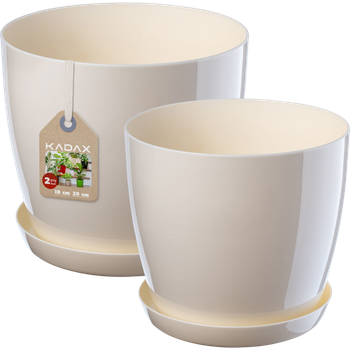 Doniczka z podstawką Kadax K8165 2 szt