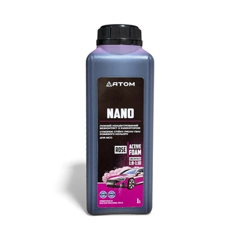 Активная пена для мойки авто ATOM NANO 1л