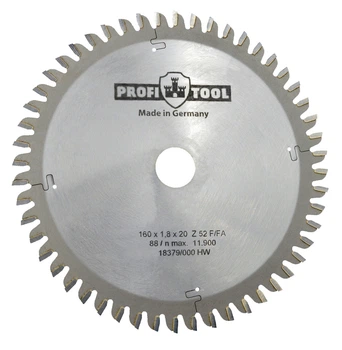 Диск пильный PROFITOOL - HW 160х1,8х1,2х20 мм F/FA-52 (2116021)