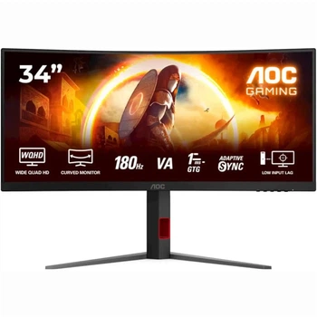 Монітор 34" AOC CU34G4 (UW2K)