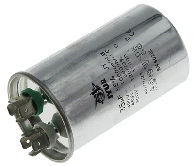 Конденсатор CBB-65 (35 мкФ, 450 VAC, алюминий, 50×86 мм) (кон342))