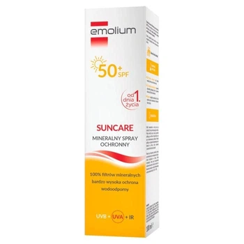 Emolium SunCare Mineral SPF 50+ - минеральный спрей для лица и тела, 100 мл, для детей и взрослых
