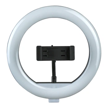 Кольцевая светодиодная LED лампа Fill Light 20cm (QX-200) с цветовой температурой 3200-5500 К Black