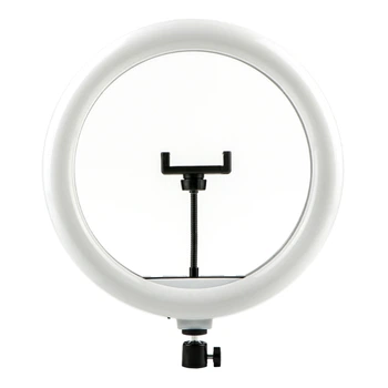 Лампа кольцевая Fill Light QX-330 диаметр кольца 33 см, внутренний 24 см. Black