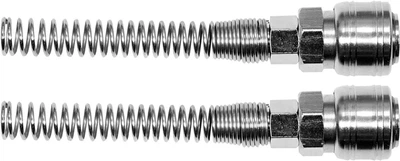 Быстросъемная муфта YATO с пружиной к шлангу D6×10 мм, 2 шт (комп457)
