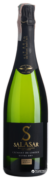 Вино ігристе Salasar Cremant De Limoux Carte Noire Ext Dry Cc біле екстрасухе 0.75 л 11.5% (3300300320028)