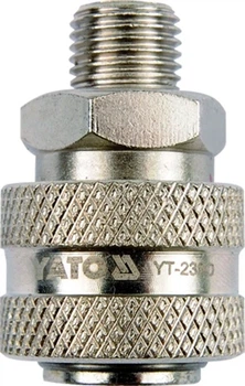 Быстросъемная муфта YATO с наружной резьбой 1/4" 50/250 (комп464)