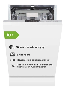 Посудомоечная машина 45 INTERLINE DWI 549 BSA GA++