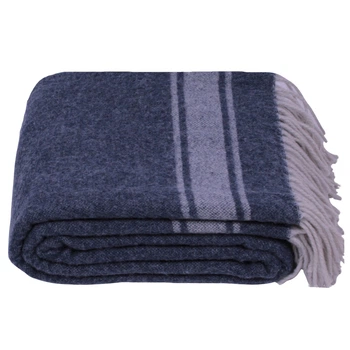Плед Wool Mix синій 140x180 (000000632)