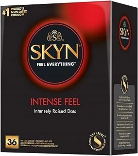 Презервативы SKYN Intense Feel 36 – рельефные безлатексные презервативы, 36 шт