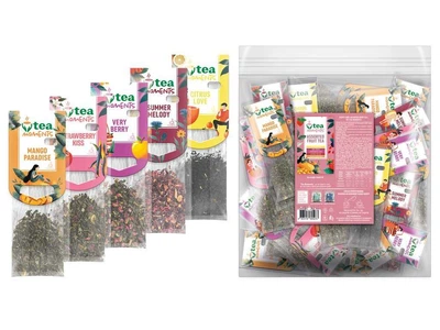Чай пакетований фруктовий та трав`яний Tea Moments Assorted Fuit tea кадді - пакет (5) 50 пакетиків