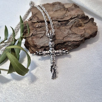 Серебряная подвеска оберег черненное серебро 925 пробы (АРТ.3209ч) 2.90г