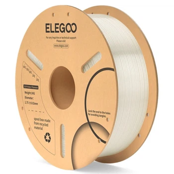 Філамент ELEGOO PLA Translucent 1.75mm , екологічна паперова котушка, 1kg (50.203.0828)
