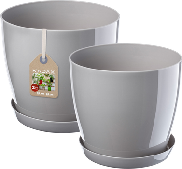 Doniczka z podstawką Kadax K8164 2 szt