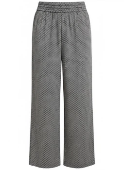 Штани жіночі атласні широкі H&M 0551081001 38 М Сірий