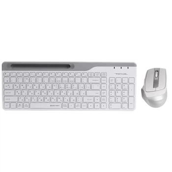 Комплект клавиатура и мышь A4Tech FB2535C беспроводной Bluetooth/2.4 ГГц White (FB2535C Icy White)