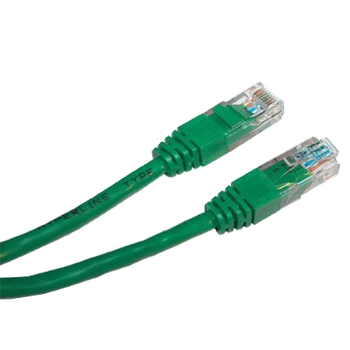Патч-корд неекранований EServer UTP Cat 5E 0.5м Gray для підключення мережевого обладнання, локальних мереж та передачі даних