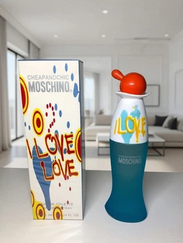 Moschino I Love Love парфуми жіночі, вибух цитрусів апельсин, лимон, грейпфрут, деревно-квіткова база, свіжа стійкість