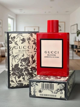 Gucci Bloom Ambrosia Di Fiori духи женские, насыщенная цветочная композиция с туберозой, жасмином и шлейфом розы
