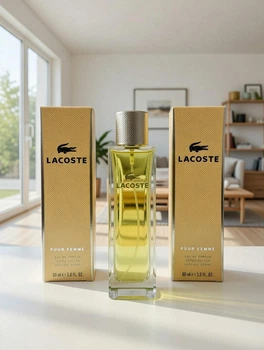 Lacoste Pour Femme духи женские, древесно-цветочный аромат, перец, жасмин, кедр, стойкий шлейф