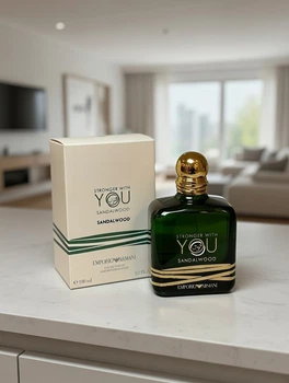 Парфуми Armani Stronger With You Sandalwood 100 мл для чоловіків, сандал, ваніль, каштан, теплий деревний аромат