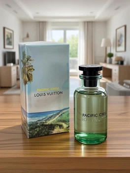 Louis Vuitton Pacific Chill парфуми унісекс, цитрусово-зелений фреш листя чорної смородини, м’ята, кедр, чистий шлейф