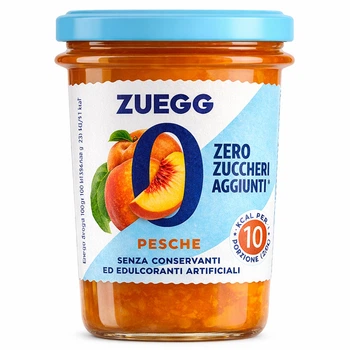 Джем Персиковый без Сахара и Консервантов Zuegg Pesche Zero 220г
