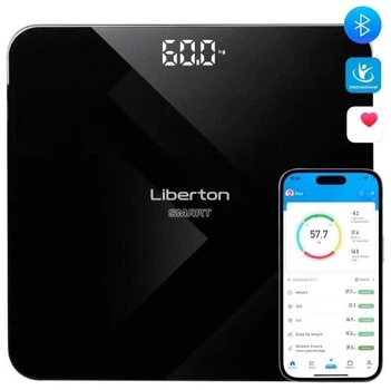 Весы напольные LBS-0818 SMART, Black LIBERTON (2000003386833)