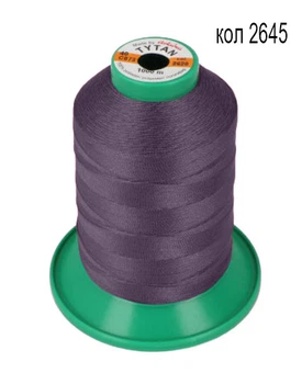Нитки TYTAN 40/1000м цвет фиолетовый 2645 (1шт)