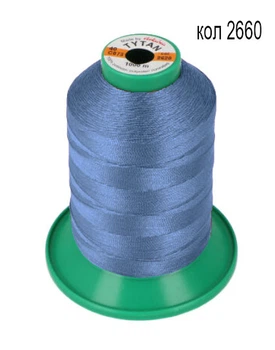 Нитки TYTAN 40/1000м колір блакитний 2660 (1шт)