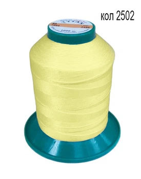 Нитки TYTAN 40/1000м колір лимон 2505 (1шт)