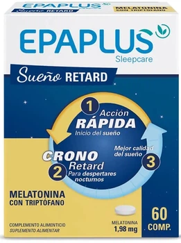 Suplement diety Epaplus Sleepcare Melatonin Retard 60 tabletek (8430442011166)