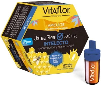 Дієтична добавка Vitaflor Jalea Real Intelecto 20 ампул (3665045000124)