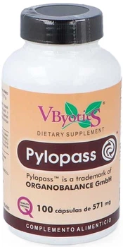 Дієтична добавка Vbyotics Pylopass 100 капсул (2536895253590)