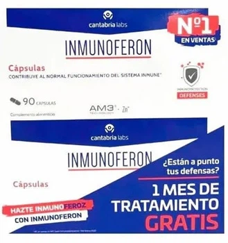 Suplement diety Cantabria Labs Inmunoferon 180 kapsułek (8436574365177)