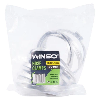 Хомути Winso 90-110/W2, 9мм, 20шт