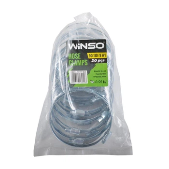 Хомути Winso 90-110/W1, 9мм, 20шт