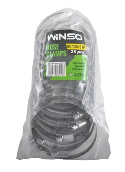 Хомути Winso 80-100/W2, 9мм, 25шт