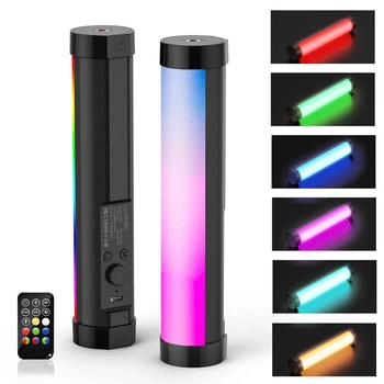 Відео фото магнітний світильник RGB Luxceo P100 2000mah