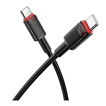 Кабель USB Borofone BX110 Type-C to Type-C 60W Чорний